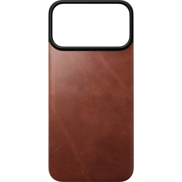 Nomad Magnetic Leather Back (Horween) MagSafe kožený kryt iPhone 18 Pro Max Olde Dublin - Puzdra - Obrázok 99a6be0a1e0f4b6aa8fb639f2e129207