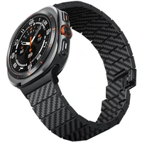 Pitaka Carbon Fiber Strap remienok Samsung Galaxy Watch Ultra čierny - Remienky