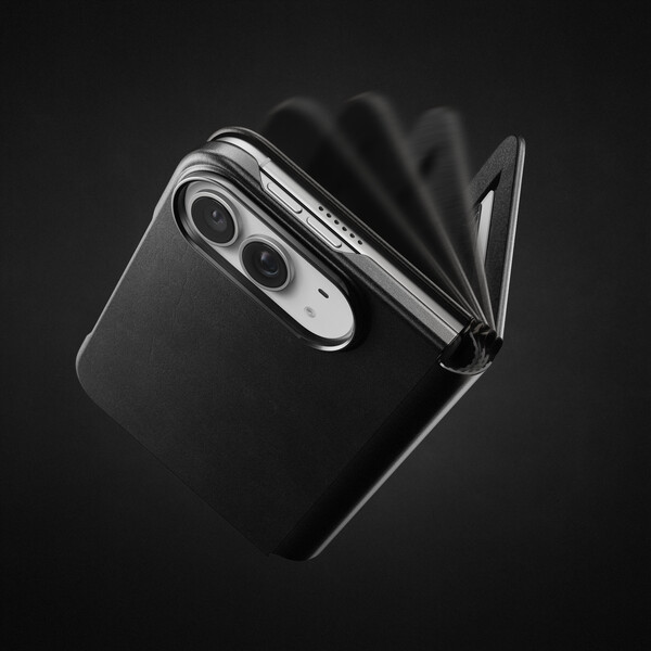 Nomad Traditional Leather Folio (Horween) MagSafe kožené puzdro iPhone Duo čierne - Puzdra - Obrázok 99bf9dd806254a9f9594b86fac3d47de