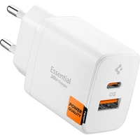 Spigen Essential EE202EU (20W) USB-C/USB-A nabíjačka biela - Nabíjačky
