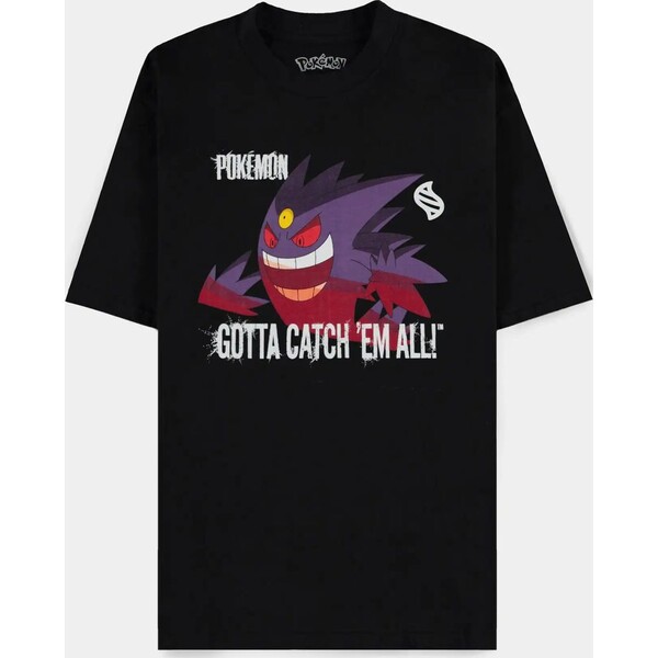 E-shop Tričko Pokémon - Mega Gengar (voľný strih) S
