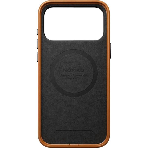 Nomad Traditional Leather (Horween) MagSafe kožený kryt iPhone 18 Pro Max Saddle - Puzdra - Obrázok 99ced45244c64c1fb44998abb29cb812