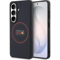 Oracle Red Bull Racing PU kožený sieťovaný červený magnetický kryt Samsung Galaxy S26 modrý - Puzdra