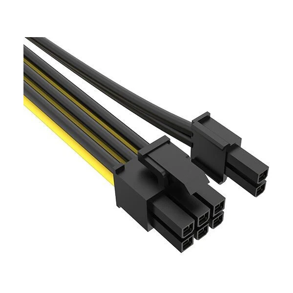 Akasa adaptér 12V ATX 8-Pin na PCIe 6+2 pin - Káble a redukcie - Hlavný obrázok
