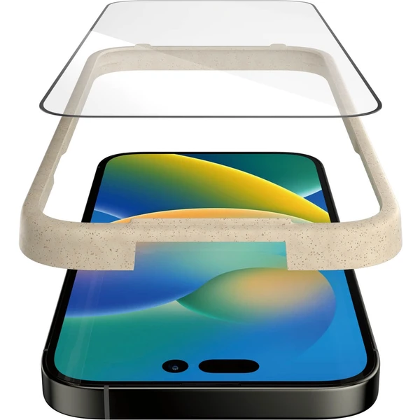 PanzerGlass™ Ultra-Wide Fit sklo iPhone 14 Pro s inštalačným rámčekom - Ochranné fólie a sklo - Obrázok 9AKG100501
