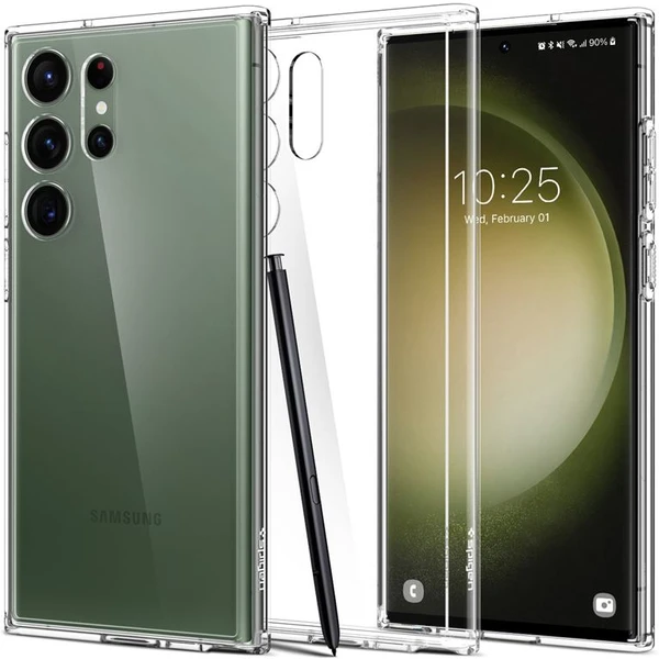 Spigen Ultra Hybrid kryt Samsung Galaxy S23 Ultra číry - Puzdra - Hlavný obrázok