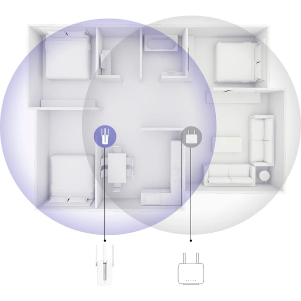 Mercusys MW300RE Extender - Wi-Fi extendery - Obrázok 9AR7300401
