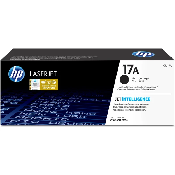 HP CF217A č. 17 Čierna originálna - Tonery - Hlavný obrázok