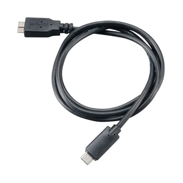 Akasa SuperSpeed+ USB-C/MicroUSB-B kábel 1m čierny - Káble a redukcie - Obrázok 9B4X600301