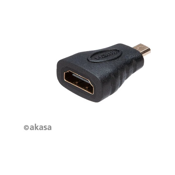 Akasa Micro HDMI/HDMI redukcia 4K čierna - Káble a redukcie - Obrázok 9B5X600301