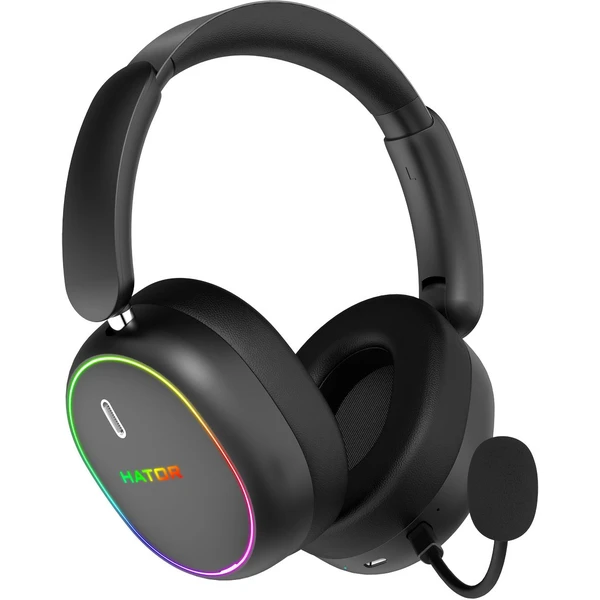HATOR PHOENIX 2 bezdrôtový headset čierny - Slúchadlá - Obrázok 9BAE000J01