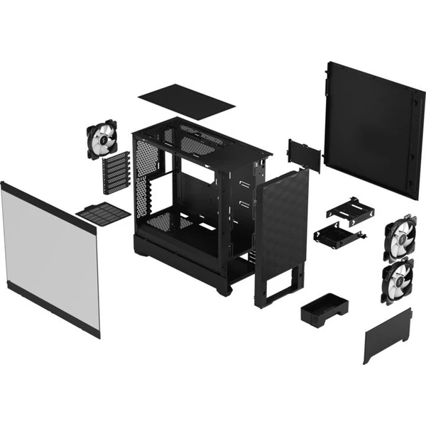 Fractal Design Pop Air RGB čierna - Počítačové skrine - Obrázok 9BDVF00101