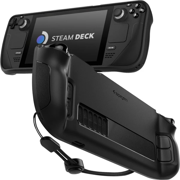 Spigen Rugged Armor ochranný kryt pre Steam Deck čierny - Puzdra - Hlavný obrázok