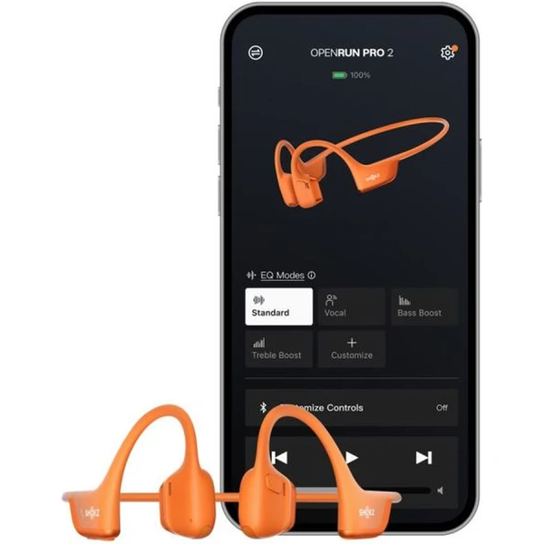 Shokz OpenRun Pro 2 Mini (USB-C) bezdrôtové slúchadlá oranžová - Slúchadlá - Obrázok 9BTA000N01