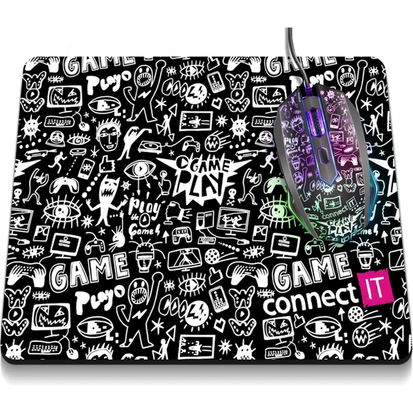 CONNECT IT DOODLE podložka pod myš - Podložky - Obrázok 9BWN600301