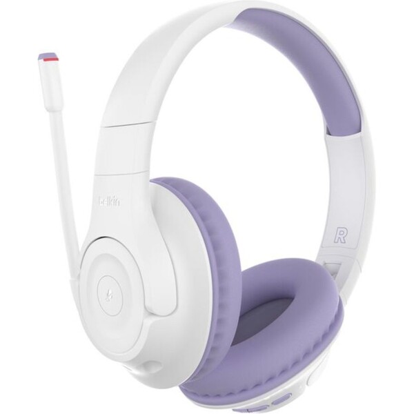Belkin SOUNDFORM™ Inspire detské bezdrôtové slúchadlá biela/fialová