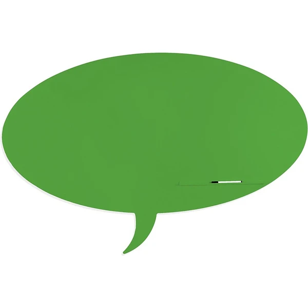 Rocada Skin Shape Talk 6441-6018 magnetická tabuľa zelenožltá RAL 6018 - Magnetické tabule - Hlavný obrázok