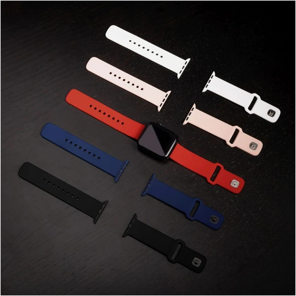 Set silikónových remienkov FIXED Silicone Sporty Strap pre Apple Watch 38/40/41mm, ružový - Remienky - Obrázok 9CM2000O01