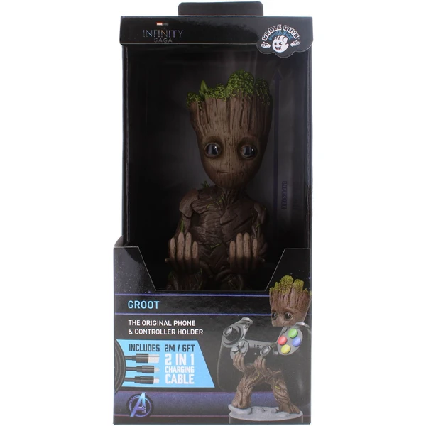 EXG Cable Guys Marvel - Toddler Groot - Figúrky - Obrázok 9DM3G00101