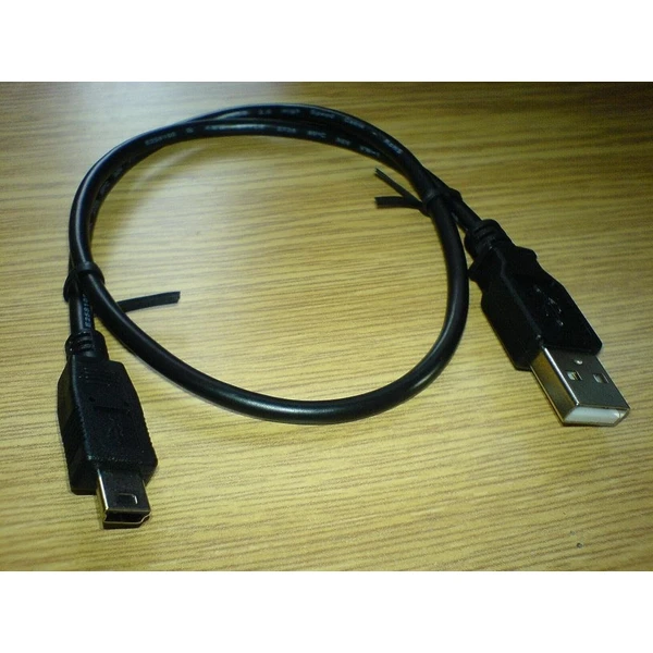 PremiumCord USB-A/MiniUSB-B kábel 0,5m čierny - Káble a redukcie - Obrázok 9DTU000501