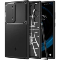 Spigen Optik Armor Samsung Galaxy S24 Ultra čierny - Puzdra