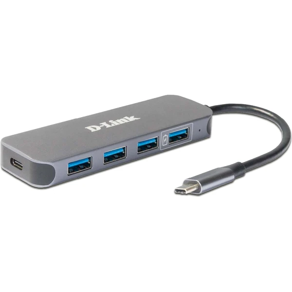 D-Link 4v1 USB-C Hub antracitový - USB huby - Hlavný obrázok