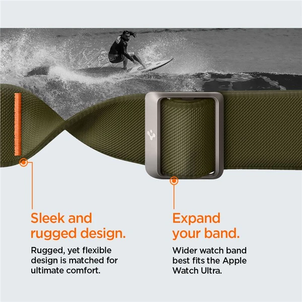 Spigen Lite Fit Ultra remienok Apple Watch 49/46/45/44/42mm zelený - Remienky - Obrázok 9EN2000P01