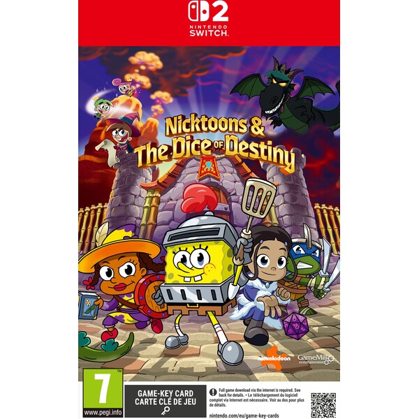 E-shop Nicktoons & The Dice of Destiny (Game Key Card) (Switch 2)