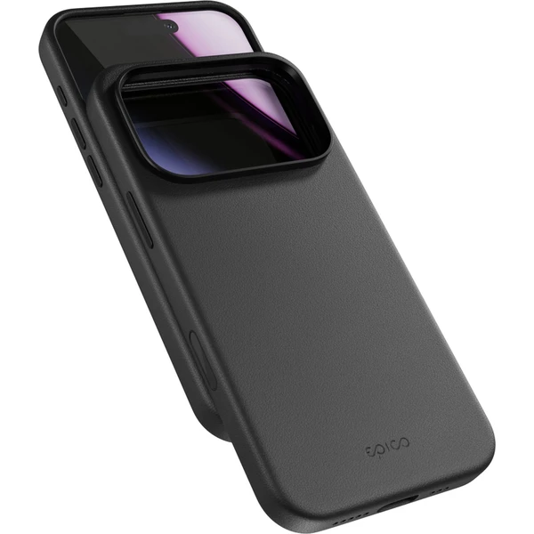 Epico Leather Pro Mag+ kryt pre iPhone 17 Pro Qi2 & Magsafe kompatibilný čierny - Puzdra - Hlavný obrázok