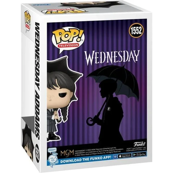 Funko POP! #1552 TV: Wednesday - Wednesday w/Umbrella (Exclusive) - Funko POP! - Obrázok 9HDK000K01