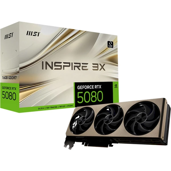 MSI NVIDIA GeForce RTX 5080 INSPIRE 3X - Grafické karty - Obrázok 9HTI000K01