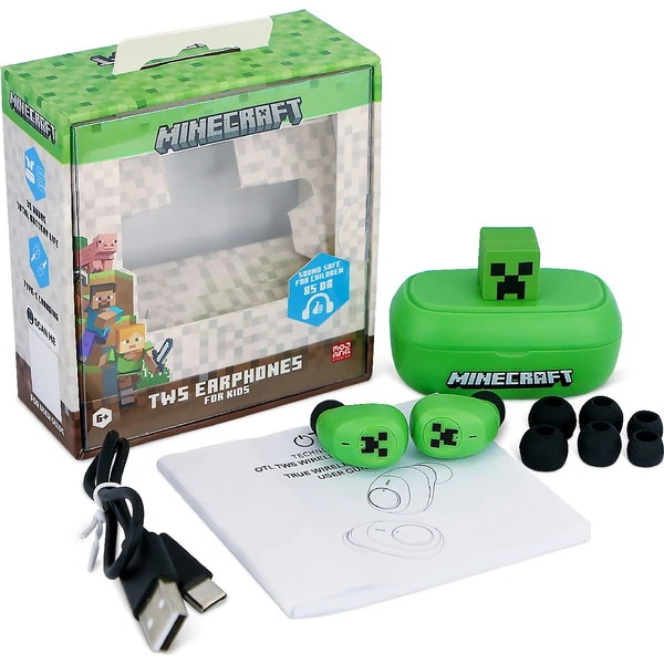 OTL detské TWS slúchadlá 3D Minecraft - Slúchadlá - Obrázok 9J6L000K01