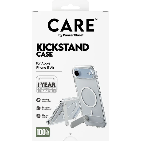 PanzerGlass® CARE Kickstand kryt s MagSafe Apple iPhone Air strieborný/biely - Puzdra - Obrázok 9JDH000K01