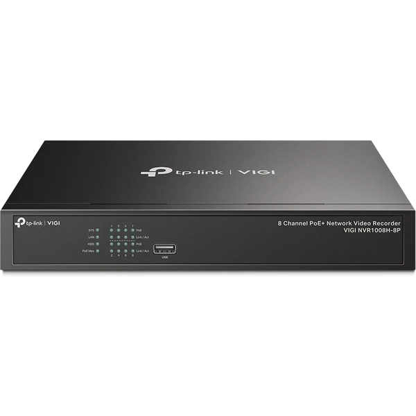 TP-Link VIGI NVR1008H-8P sieťový videorekordér - Sieťové rekordéry - Hlavný obrázok
