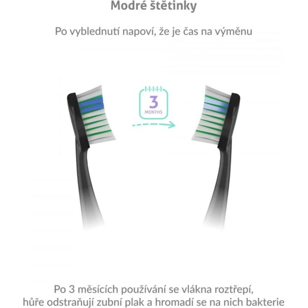 TrueLife SonicBrush K-série heads Standard black 2 pack - Náhradné hlavice - Obrázok 9JVH100501