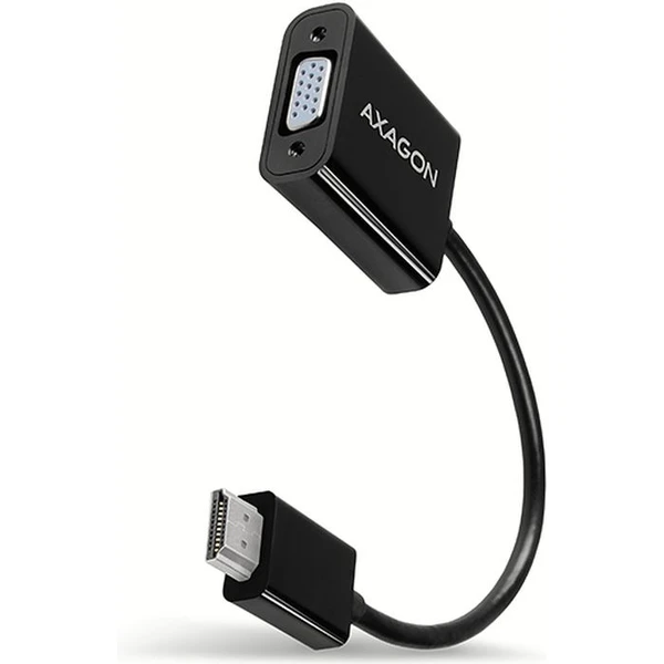 AXAGON HDMI/VGA redukcia 0,2m čierna - Káble a redukcie - Hlavný obrázok