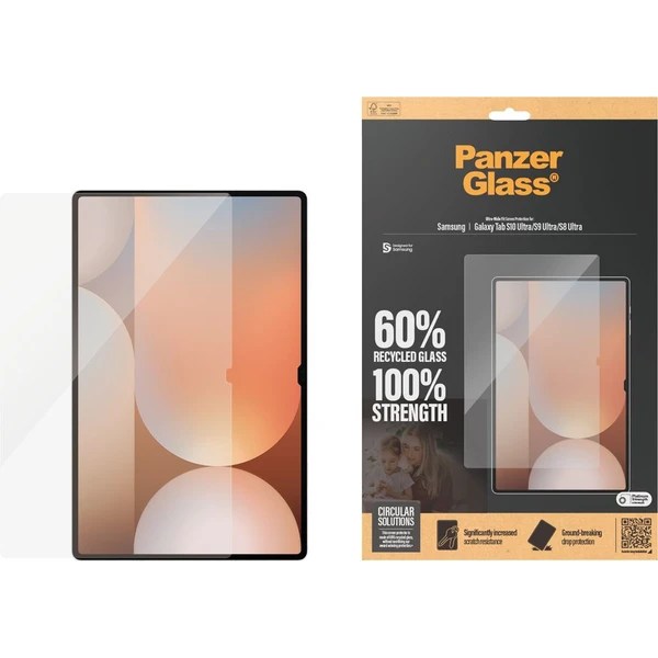 PanzerGlass® Ultra-Wide Fit sklo Samsung Galaxy Tab S10 Ultra/S9 Ultra/S8 Ultra číre - Ochranné fólie a sklo - Obrázok 9KPE000N01