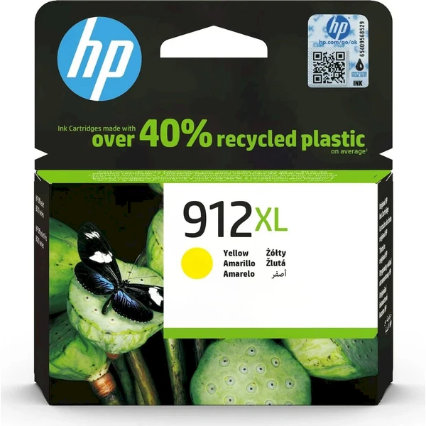 HP 912XL originálna atramentová kazeta s vysokou výťažnosťou žltá - Tonery - Hlavný obrázok