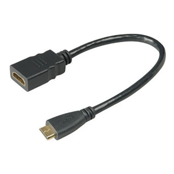Akasa HDMI/Mini HDMI redukcia 0,25m čierna - Káble a redukcie - Obrázok 9L5X600301