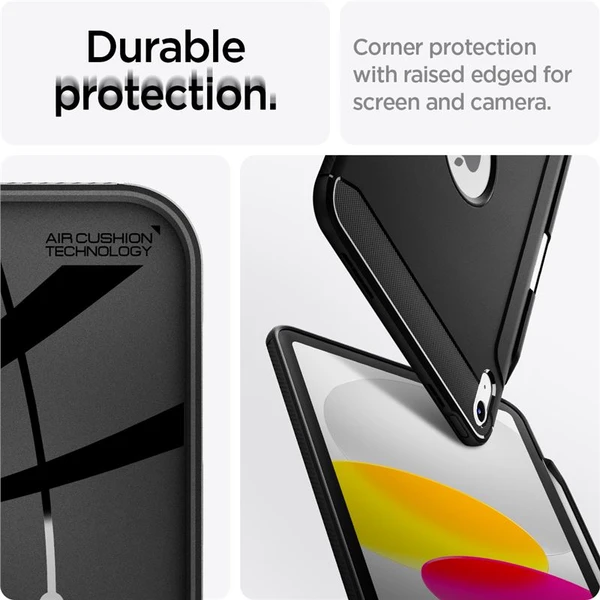 Spigen Rugged Armor zadný kryt iPad 10.9" (2022)/iPad 11" (2025) čierny - Puzdra - Obrázok 9L75000J01