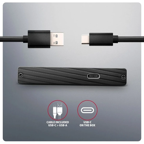 AXAGON EE25-XA6C externý box - Externé boxy - Obrázok 9L9M000K01