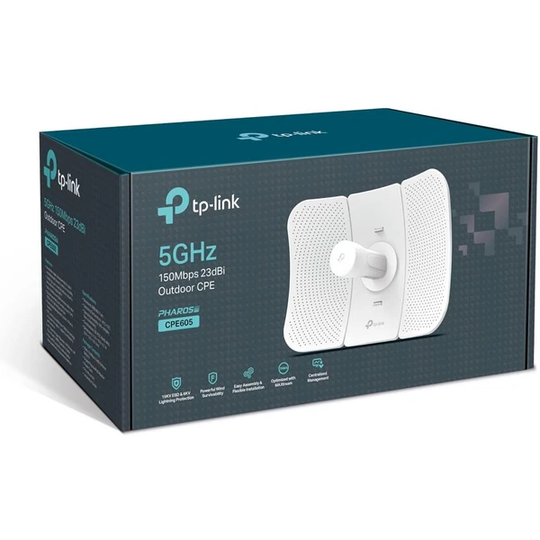 TP-Link CPE605 vonkajší access point biely - Access pointy - Obrázok 9MISF00101