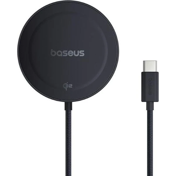 Baseus Bezdrôtová nabíjacia magnetická podložka Simple Mini4 Qi2 15W čierna - Nabíjačky - Hlavný obrázok