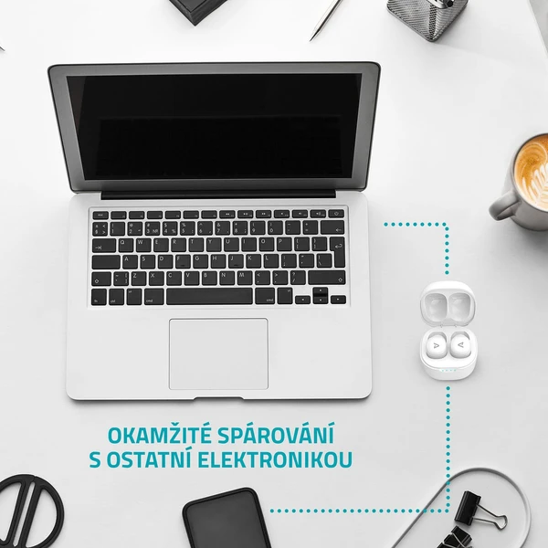 LAMAX Dots2 Touch Wireless Charging biela - Slúchadlá - Obrázok 9MSS600301