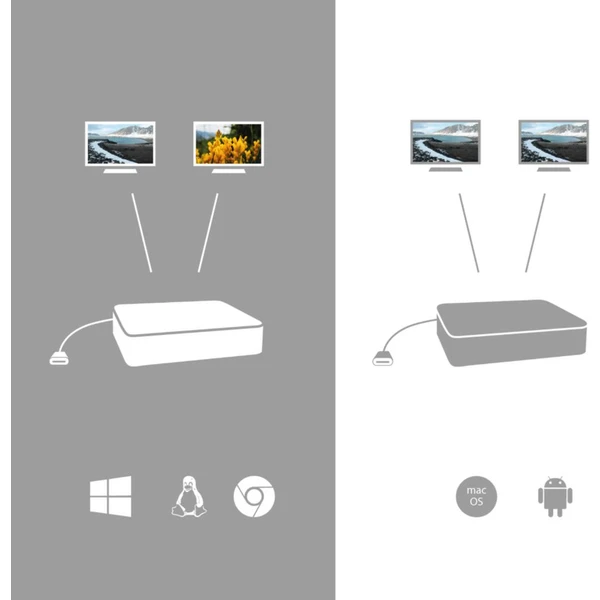 i-tec USB-C/2x DisplayPort redukcia 4K čierna - Káble a redukcie - Obrázok 9MTN200401