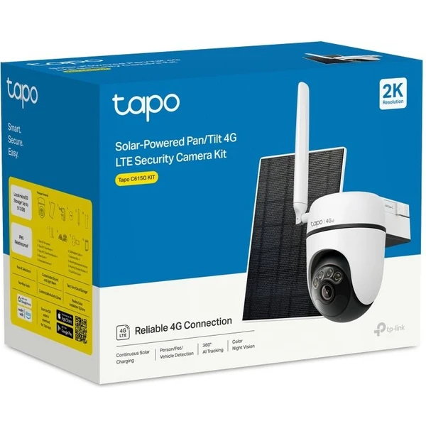 TP-Link Tapo C615G KIT + solárny panel biely - IP kamery - Obrázok 9MXF000K01