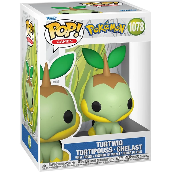 Funko POP! #1078 Games: Pokémon - Turtwig - Funko POP! - Obrázok 9N7H000K01