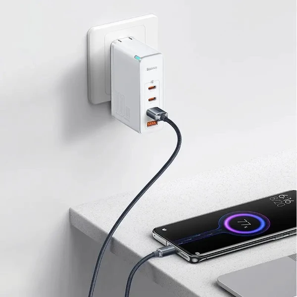 Baseus CAJY000401 Crystal Shine Series Dátový Kábel USB - USB-C 100W 1,2m Black - Káble - Obrázok 9NRL100501