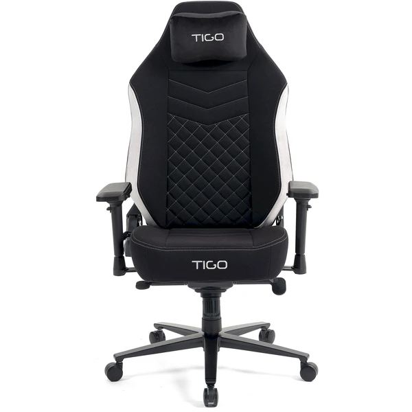 TIGO Emperor herná stolička čiernosivá - Stoličky - Hlavný obrázok