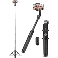 Spigen Tripod Selfie Stick (longer version) čierny - Držiaky